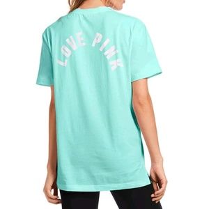 SOLD! VS Pink Laceup Tee